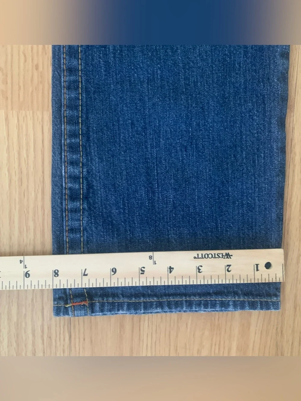VTG True Religion Ricky Jeans 30 Flap Pockets Blue Medium Wash 100% cotton Y2K